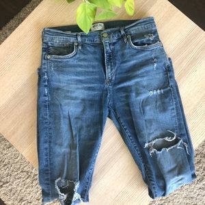 Agolde distressed denim